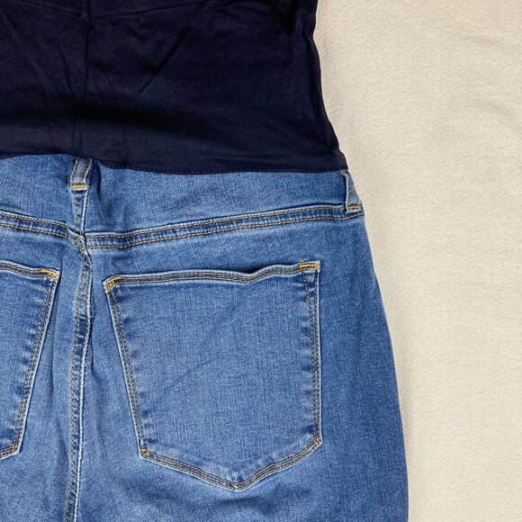 GAP Maternity Easy Leggings Size 4 Blue Jeans Leggings Skinny Slim Leg Pants - Picture 8 of 15